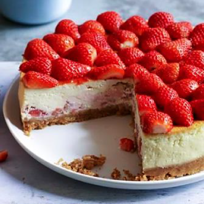 cheesecake-piña-fresa-mora